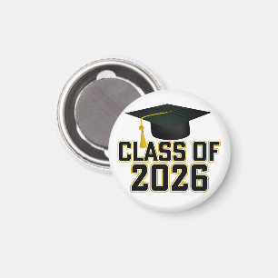 Imán Clase Letterman de 2026 Graduación