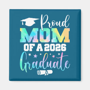 Imán Clase Minimal Senior 2026 Orgullosa Mamá