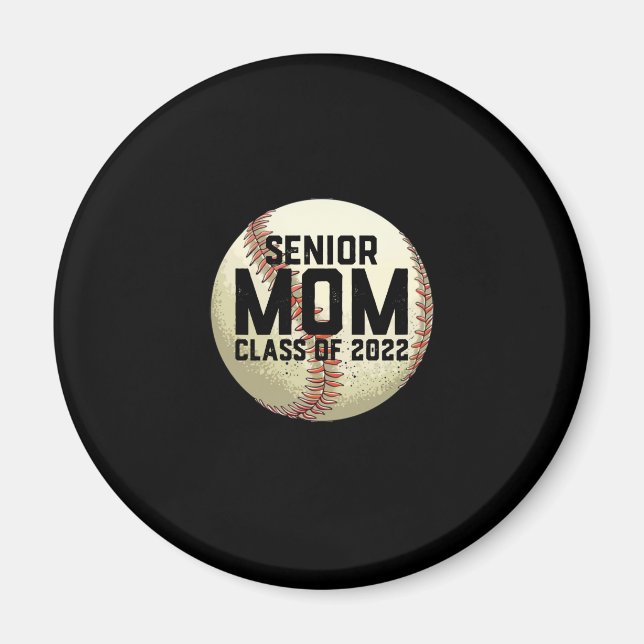 Imán Clase Senior Mom de 2022 (Frente)