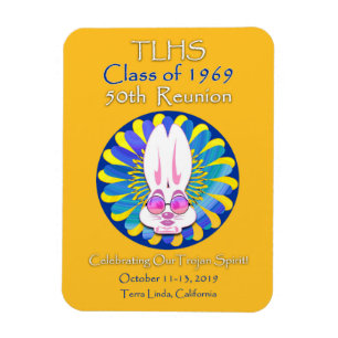 Imán Clase TLHS de 1969 Chica conyugal 50ª Reunión