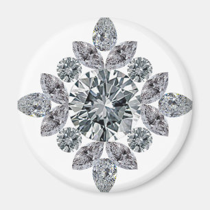 Imán clásico-bling