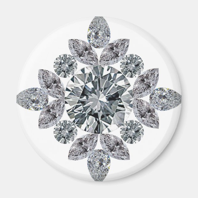 Imán clásico-bling (Frente)