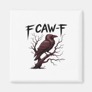 Imán Clásico Cuervo F-Caw-F
