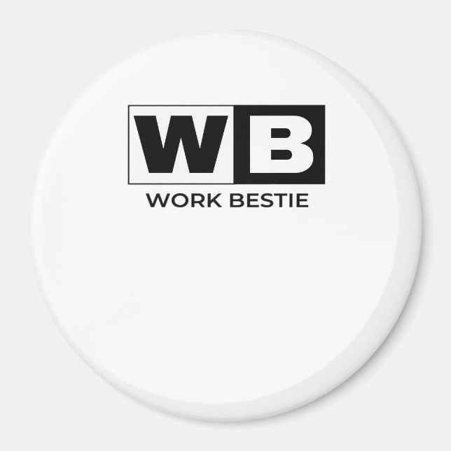 Imán Clásico de Bestie de Trabajo (Frente)