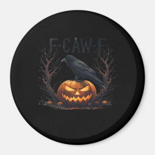 Imán Clásico de Halloween de la Calabaza Espeluznante d