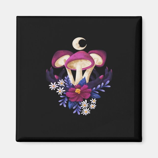 Imán Clásico de hongos sinérgicos (Frente)