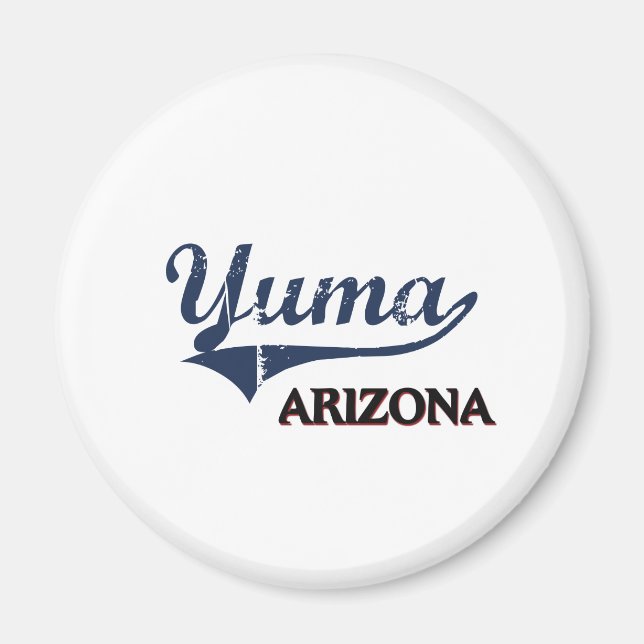 Imán Clásico de la ciudad de Yuma Arizona (Frente)
