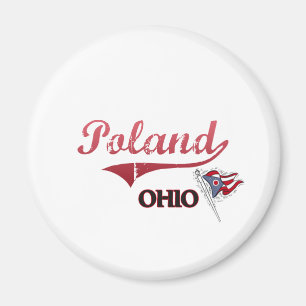 Imán Clásico de Ohio de Polonia