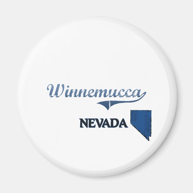 Imán Clásico de Winnemucca Nevada (Frente)