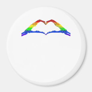 Imán Clásico del corazón de las manos óseas