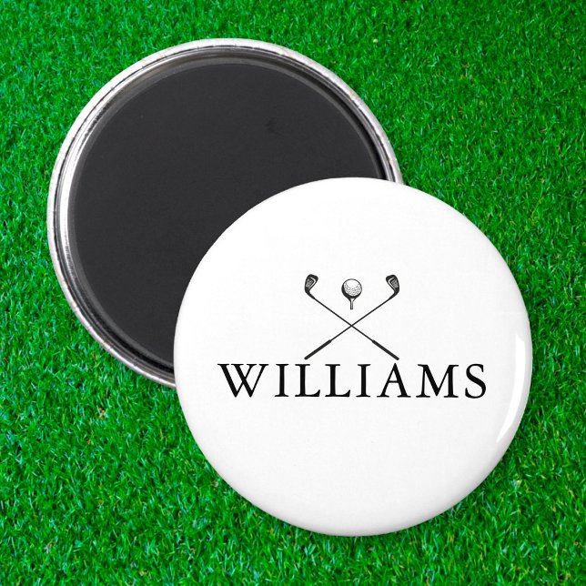 Imán Clásicos clubes de golf de nombre personalizado (Subido por el creador)
