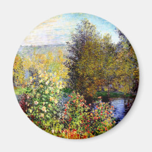 Imán Claude Monet A Corner of the Garden At Montgeron