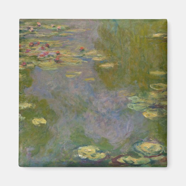 Imán Claude Monet | Algas de agua, 1919 (Frente)