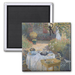 Imán Claude Monet   Almuerzo: Jardín de Monet Argenteui