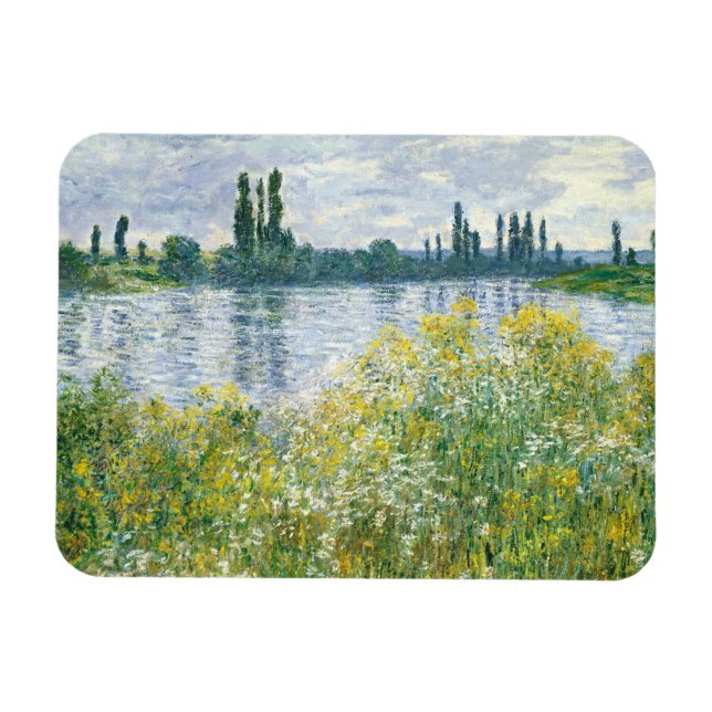 Imán Claude Monet | Bancos del Sena, Vetheuil, 1880 (Horizontal)