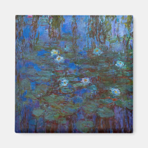 Imán Claude Monet - Blue Water Lilies