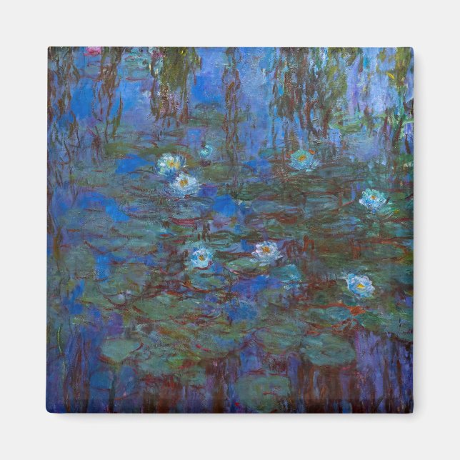 Imán Claude Monet - Blue Water Lilies (Frente)