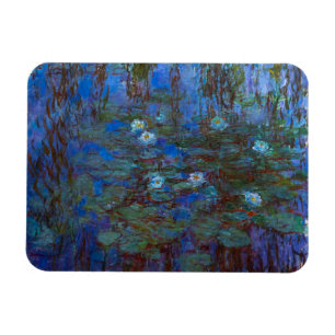 Imán Claude Monet - Blue Water Lilies