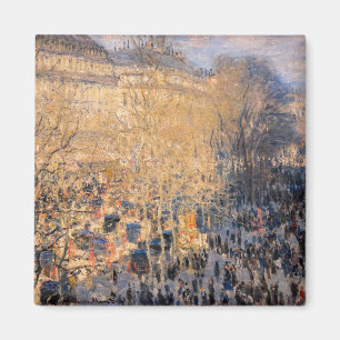 Imán Claude Monet - Boulevard des Capucines en París