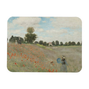 Imán Claude Monet - Campo de amapola