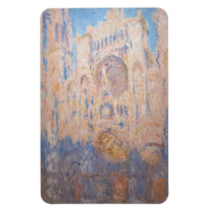 Imán Claude Monet - Catedral de Rouen al atardecer