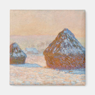 Imán Claude Monet - Causas de nieve, efecto Nieve, maña