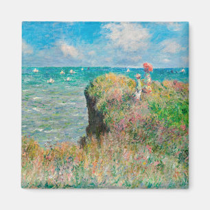 Imán Claude Monet-Cliff Walk en Pourville