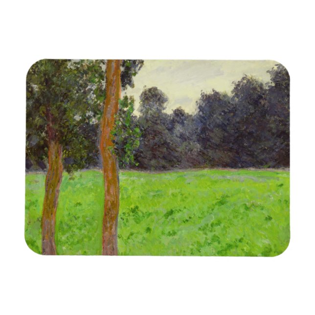 Imán Claude Monet | Deux Arbres dans la Prairie (Horizontal)