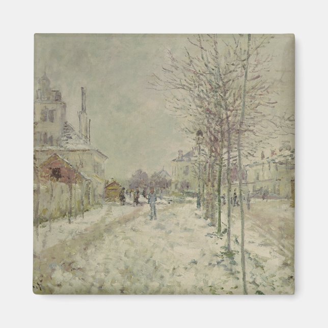 Imán Claude Monet | Efecto Nieve (Frente)
