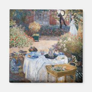 Imán Claude Monet - El almuerzo, panel decorativo