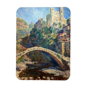 Imán Claude Monet - El Castillo de Dolceacqua