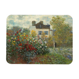 Imán Claude Monet el   el jardín del artista en