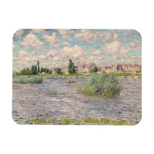 Imán Claude Monet el   el Sena en Lavacourt