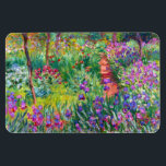 Imán Claude Monet: El jardín de Iris en Giverny<br><div class="desc">Un colorido imán flexible clásico con iris garden en Giverny,  pintado por el pintor impresionista francés Claude Monet.</div>