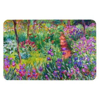 Imán Claude Monet: El jardín de Iris en Giverny