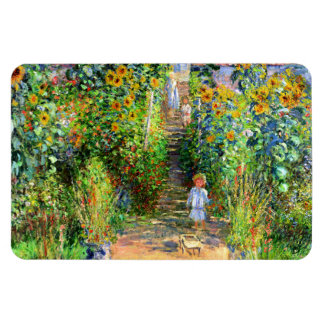 Imán Claude Monet: el jardín de Monet en Vétheuil