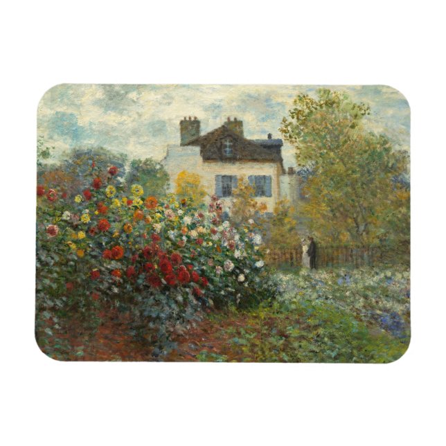 Imán Claude Monet | El Jardín del Artista en Argenteuil (Horizontal)