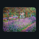 Imán Claude Monet - El jardín del artista en Giverny<br><div class="desc">El jardín del artista en Giverny / Le Jardin de l'artiste a Giverny - Claude Monet,  1900</div>
