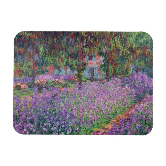 Imán Claude Monet | El jardín del artista en Giverny (Horizontal)