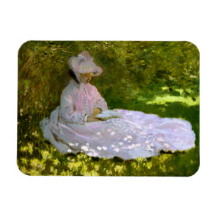 Imán Claude Monet: El lector