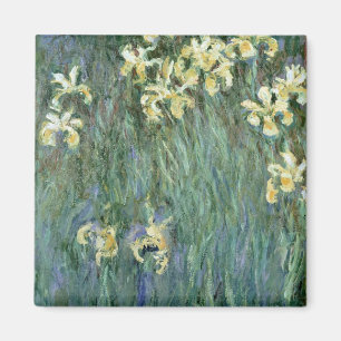 Imán Claude Monet el   los iris amarillos