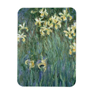 Imán Claude Monet el   los iris amarillos