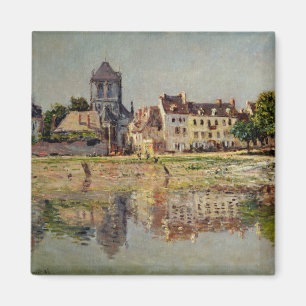 Imán Claude Monet el   por el río en Vernon, 1883