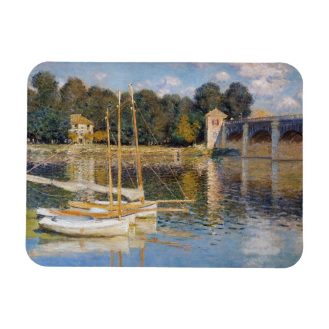 Imán Claude Monet - El puente argentino (Horizontal)