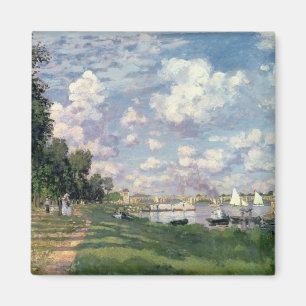 Imán Claude Monet  El puerto deportivo de Argenteuil, 1