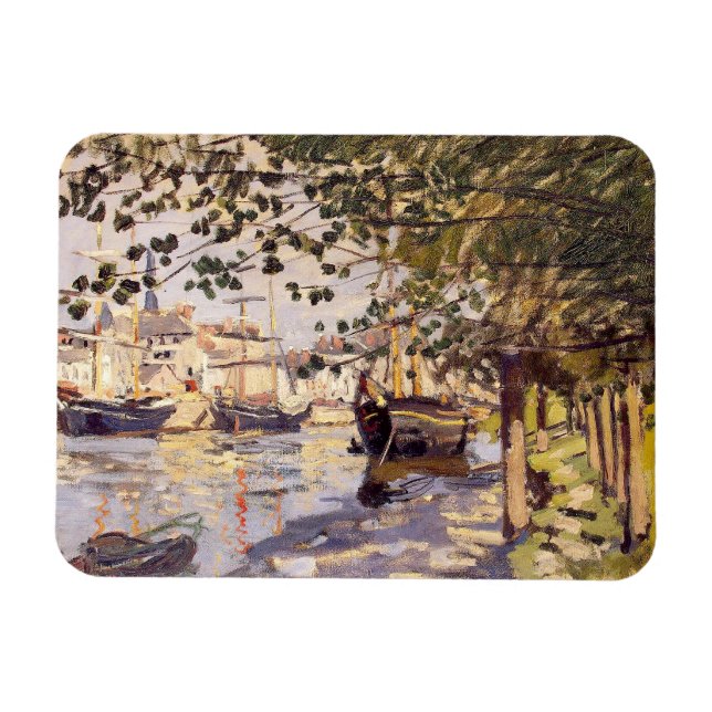 Imán Claude Monet. El Sena en Rouen (Horizontal)