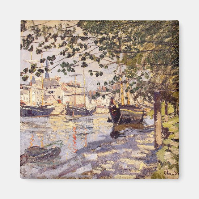 Imán Claude Monet. El Sena en Rouen (Frente)