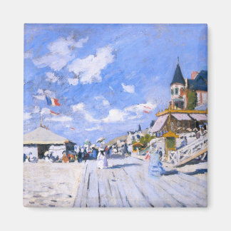 Imán Claude Monet: En la playa de Trouville