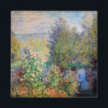 Imán Claude Monet - Esquina del jardín de Montgeron<br><div class="desc">Esquina del Jardín de Montgeron / Moneda de Jardin a Montgeron - Claude Monet,  Petróleo sobre lienzo,  1876</div>