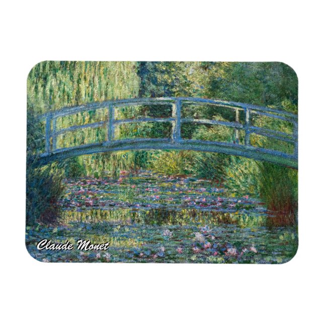 Imán Claude Monet - estanque de Lily del Agua, Armonía  (Horizontal)